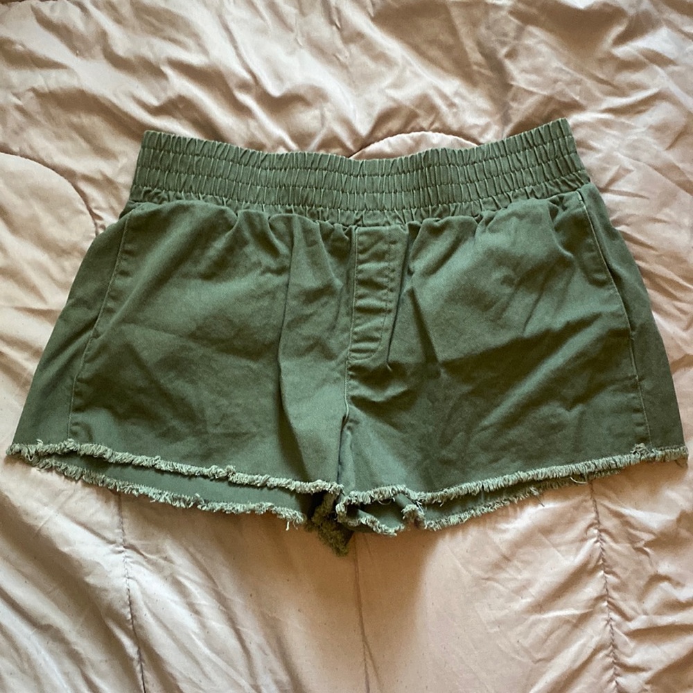 No Boundaries Juniors Smocked waist Shorts